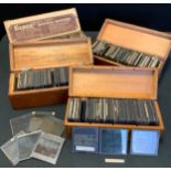 Magic Lantern Slides - mostly Topographical, Mountaineering, Art, Social History etc inc Paris,