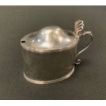 A George III silver tankard mustard, chased and engraved, reeded borders, domed cover, pierced thumb