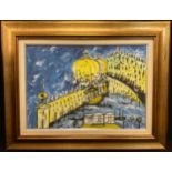 Abbruzzese (Italian 20th century) Venezia signed, signed and titled to verso, acrylic on canvas,