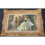 Colleen Fulbrook Ballet Dancer signed, oil on board, 23cm x 40cm