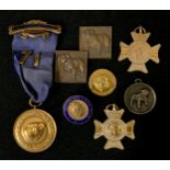 Bulldog Interest - various badges and medals, including London Bulldog Society; The Junior Bulldog