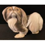 A Bing and Grondahl model of a Pekingese, 12cm high, printed mark, model no.2114