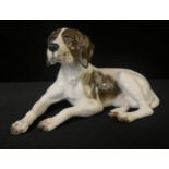 A Rosenthal model, of German Shortland Pointer, 19cm wide, printed mark