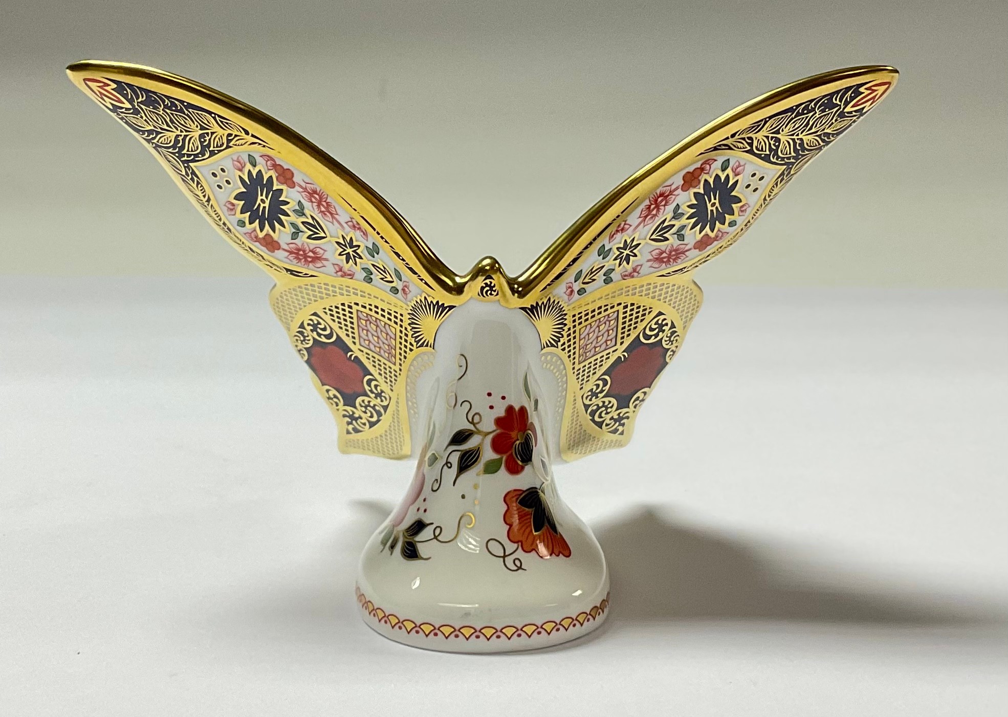 A Royal Crown Derby paperweight, Old Imari Solid Gold Band Butterfly, celebrating the Golden - Image 3 of 3