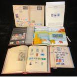 Stamps - British and world - a Chinese Hong Kong 2007 Prestige stamp albums; Commonwealth album;