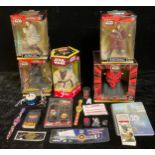 Toys and Juvenalia, Sci-Fi Interest - a collection of Star Wars Episode 1 toys and collectables,