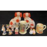 A Royal Albert Beatrix Potter model, Mrs Flopsy Bunny, others, Mrs Rabbit and Bunnies, Tailor of