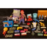 Toys and Juvenalia - Mickey Mouse puppet, glove puppet, die-cast vehicles, cap guns, etc