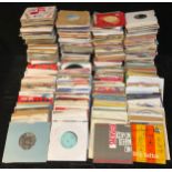 Vinyl Records – 45rpm Singles – a large collection of various genres and artists and eras, including