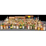 A collection of Scotch whisky single malt miniatures and other whiskies, including Speyside,