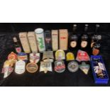 Breweriana - Bass Jubilee Strong Ale, July 15th 1977; others; Brewery pump clips, etc