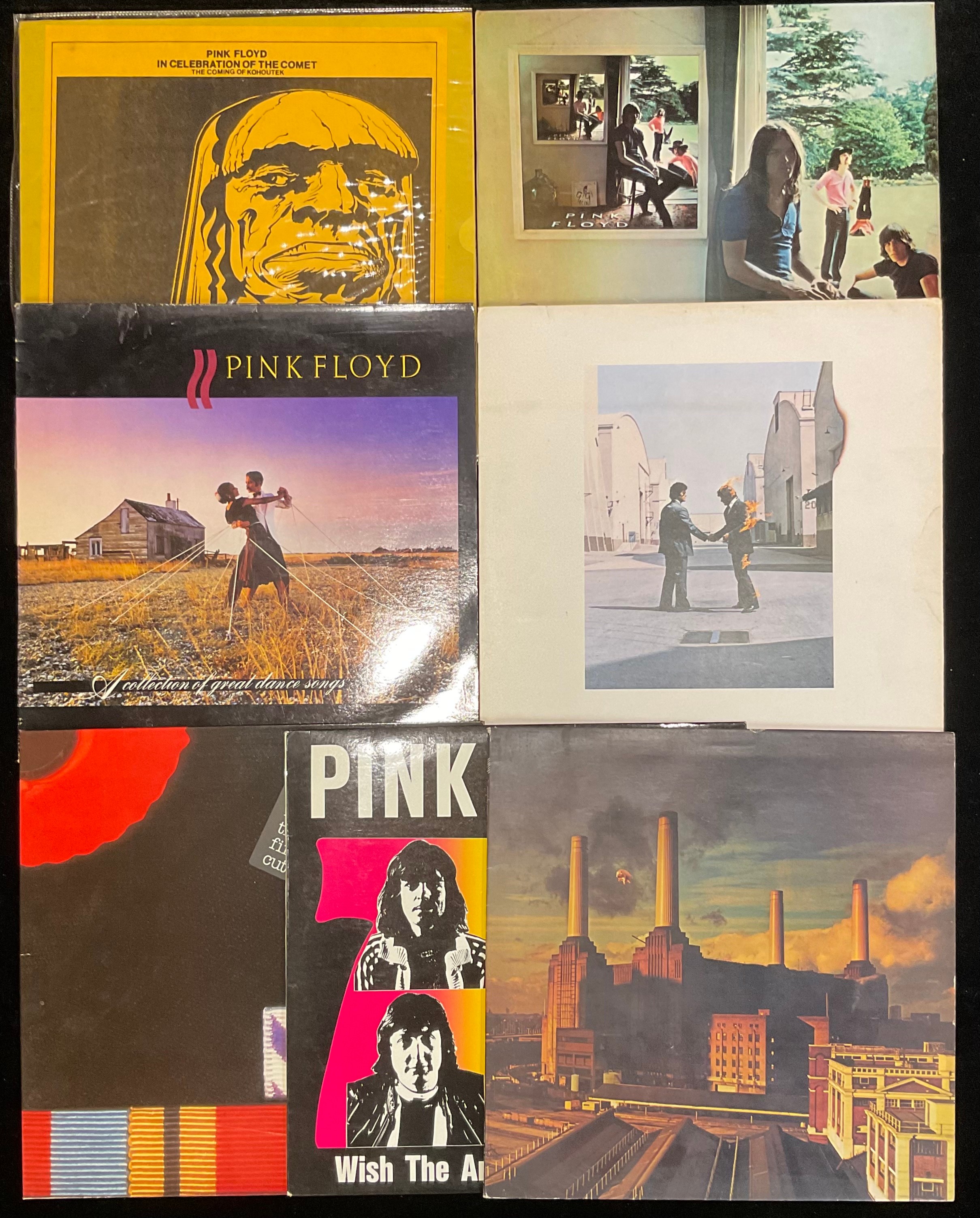 Vinyl Records LP's Including Pink Floyd - Ummagumma - SHDW1/2 - Wish You Were Here - SHVL 814;