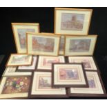 Pictures and Prints - George Moore Henton, after, a set of five prints; others, qty