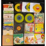 Vinyl Records - Children's Stories and Songs - 45's, 78's and 33rpm - various, including The