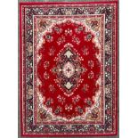 A contemporary Kashmir wool rug or carpet, 166cm x 121cm