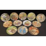 A set of twelve Wedgwood collector's plates, The Wind In The Willows, designed by Eric Kincaid, 20cm