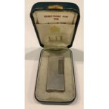 A Dunhill chrome Rollagas cigarette lighter, boxed with instructions, 6.5cm