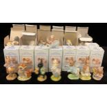 A Royal Albert Beatrix Potter figure, Mrs Rabbit and Peter, boxed; others, Diggory Diggory Delvet,