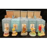 A set of ten Border Fine Arts Beatrix Potter Classics ceramic models, including Peter Rabbit ate