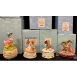 An Enesco Beatrix Potter Classics resin box and cover, Peter ate some radishes..., boxed; other