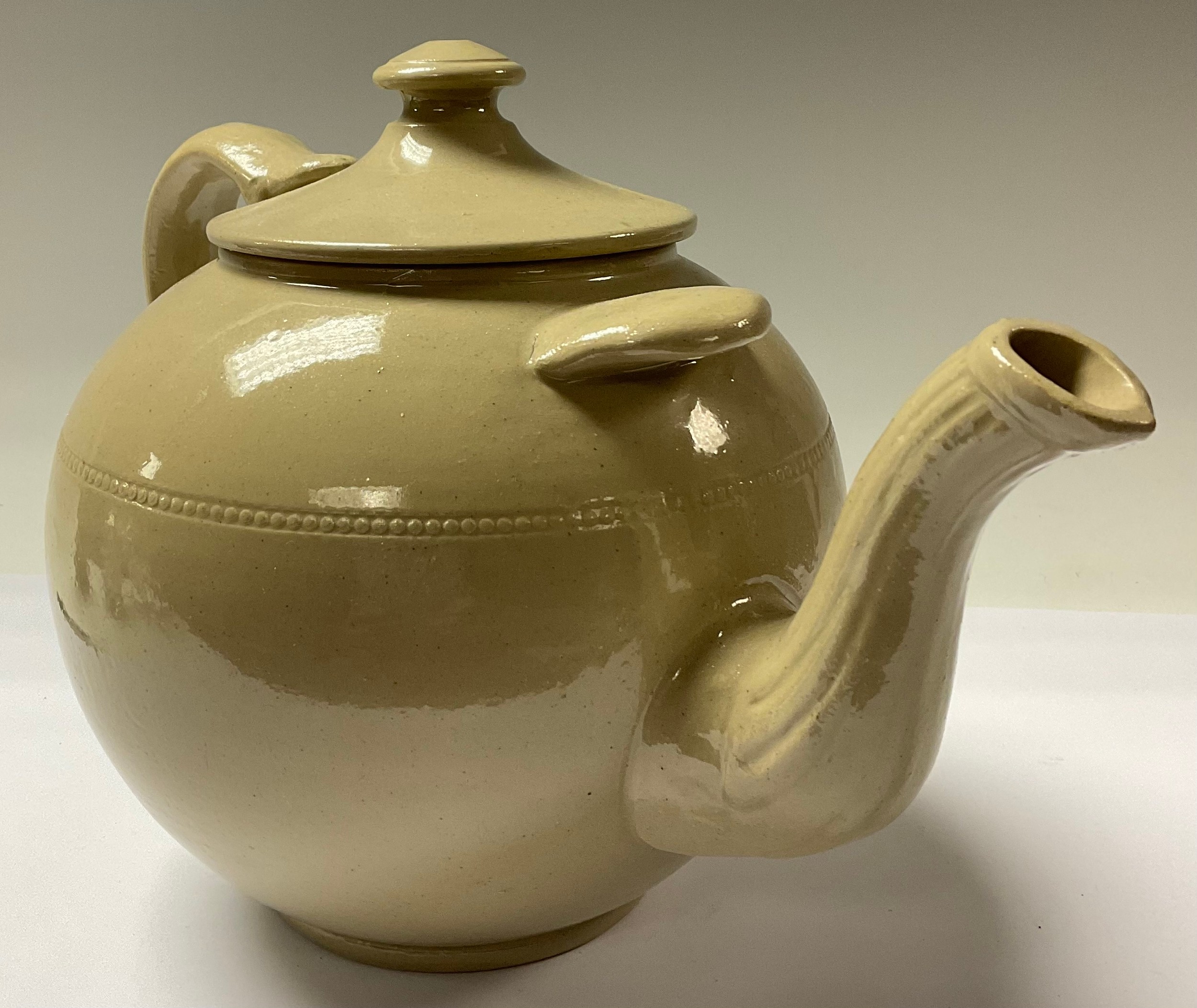 A Denby stoneware over-sized teapot and cover, of plain design, 21.5cm - Image 2 of 2