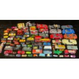 Toys - a collection of boxed and unboxed diecast models including Corgi 703 Hi-Speed fire engine,