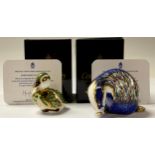 A Royal Crown Derby paperweight, Buxton Badger, John Sinclair exclusive commission, limited