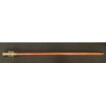 A novelty Dolland Replica 1920's style walking stick, the handle as a spotting scope/compass,