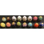 Franklin Mint, House of Faberge, Imperial Egg Collection - a collection of twelve miniature eggs;