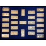 Birmingham Mint, Milestones of Manned Flight, a collection of 25 silver ingots, each hallmarked,