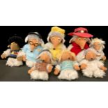 A set of eight First Love 1990s Wombles, Elisabeth Beresford Film Fair Ltd, Orinoco, Alderney,