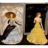 A Royal Doulton figure, Pretty Ladies, Amy, HN 5515, 23cm, boxed; another, Pretty Ladies, Jessica,