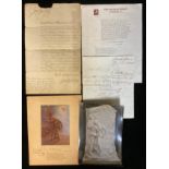 Ephemera - a George III period letter with transcript, dated 27th Day of June 1792, signed Jno.