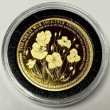 A Tristan Da Cunha Elizabeth II proof Double Sovereign 2018, to commemorate The Great War 1914 -