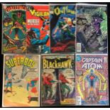 7 mixed DC comics. Superboy #80 (1960). 1st meeting of Superboy and Supergirl. Captain Atom #1.