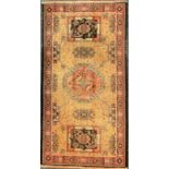 A Middle Eastern Kashmir carpet, approx 67" x 46"