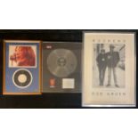 Vinyl Records - a limited edition John Lennon - Just Like Starting Over, framed, no 213/1,000;