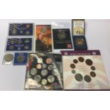 Coins - a Royal Mint 2009 proof set, including Kew gardens 50p; other proof and collector's