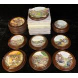A set of eight Royal Doulton for Bradex collector's plates, Crinkly Bottom collection, with