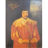 English School (20th century) The Hon.ble Col.l W.m Staunton, Aged 44, 1652 oil on canvas,