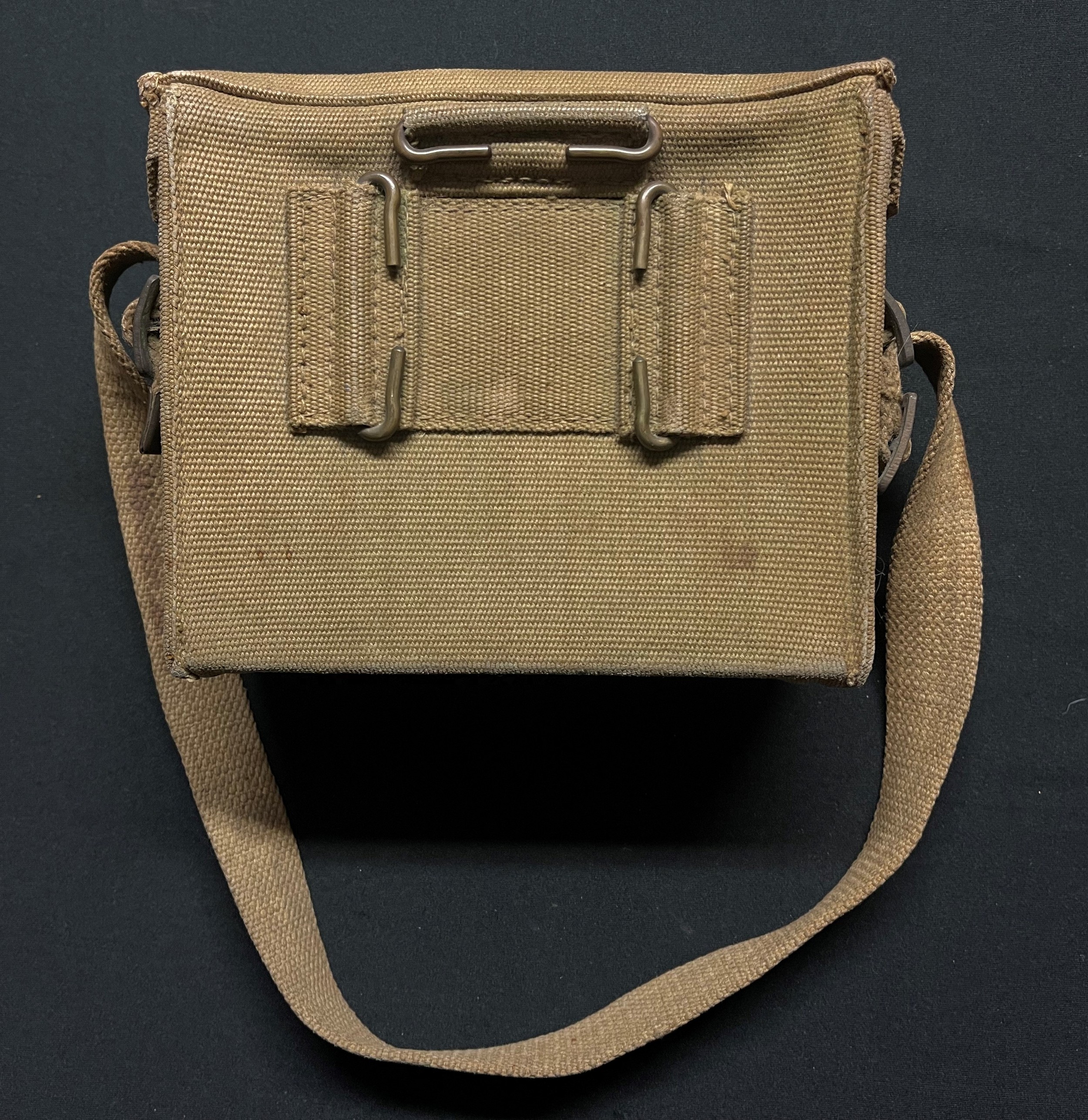 WW2 British items: Pre war Binoculars marked "Special 56065" and "RA 5 25"and 1937 pattern webbing - Image 13 of 13