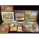 Maureen May Summers (local amateur artist) MM Summers - a collection of oil and acrylic paintings,