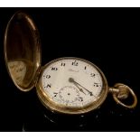 A Rotory gold plated Hunter pocket watch