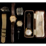 Watches - a gentleman's Roamer wristwatch; a gentleman's Accurist wristwatch; etc