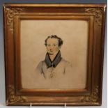 English School (first half 19th century) Portrait of Reverend Frances Gottwaltz, Vicar of