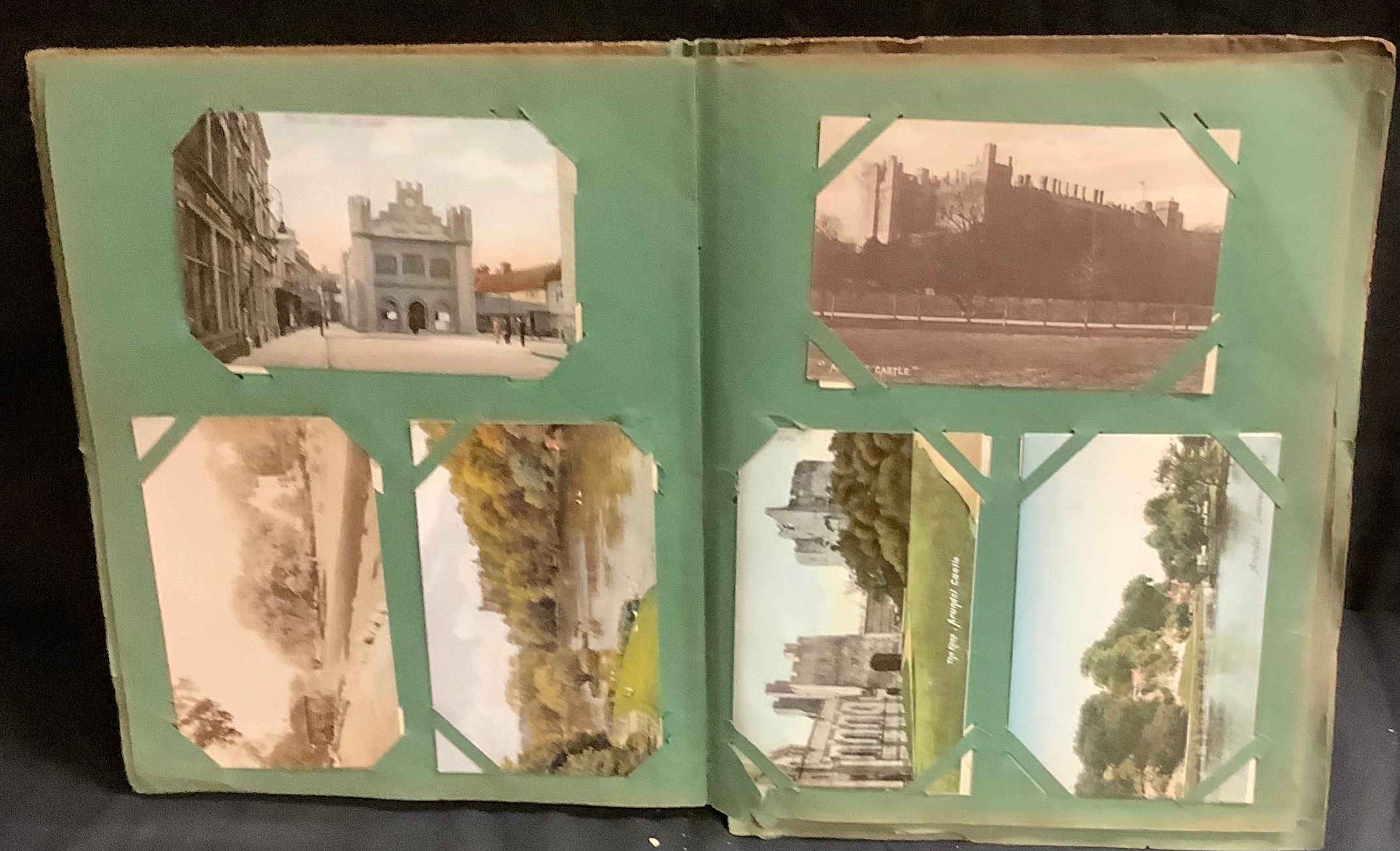 Postcards - Edwardian and early 20th century, topographical including Horsham, Pump Alley, soldier's