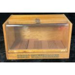 A mid-20th century tobacconist's shop counter humidor cabinet, Henri Wintermans cigars