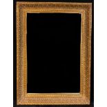 A large 19th century style gilt framed mirror or looking glass, bevelled plate, 110cm x 80cm