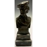 German School (19th century), a dark patinated bronze, of composer Richard Wagner (1813 - 1883),