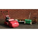 Garden Tools - an Atco Qualcast Ltd SPP17S cylinder lawnmower; a cordless hedge trimmer; a Fisons